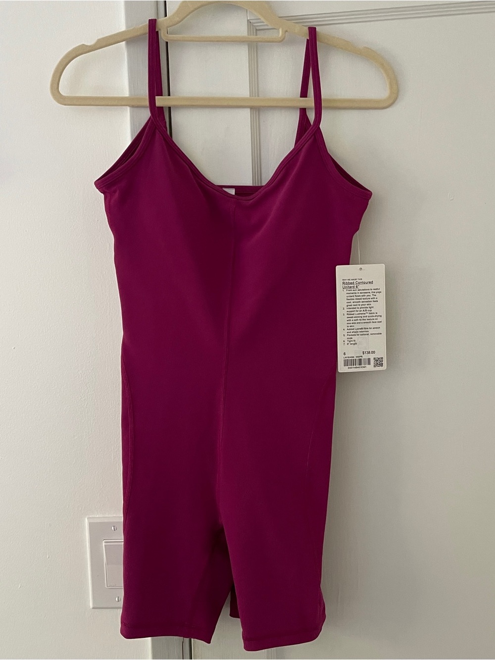 lululemon athletica Deep Magenta Sleeveless Romper